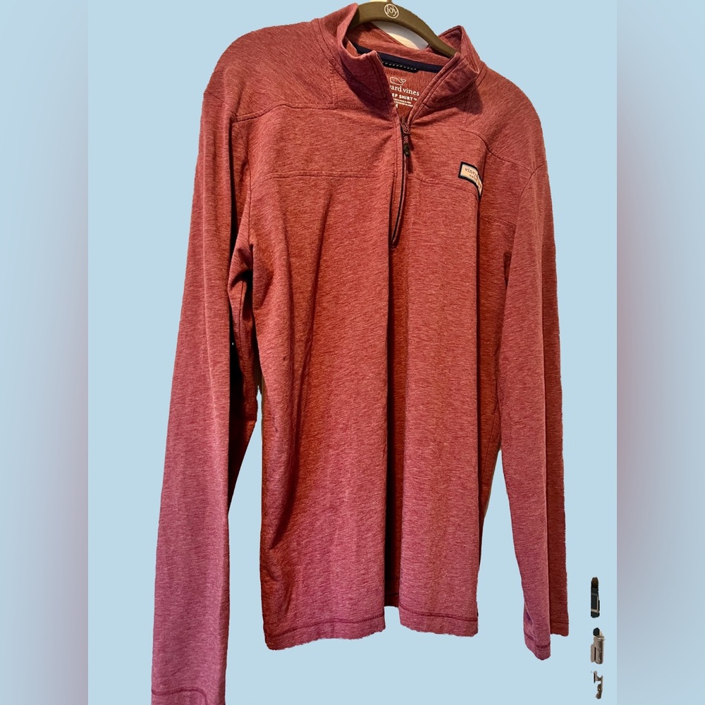 Vineyard Vines | The Shep Shirt | Medium | Heather red color